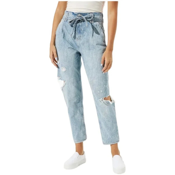 American Eagle Highest Rise Mom Jean X Long  *No Tie - Picture 7 of 7